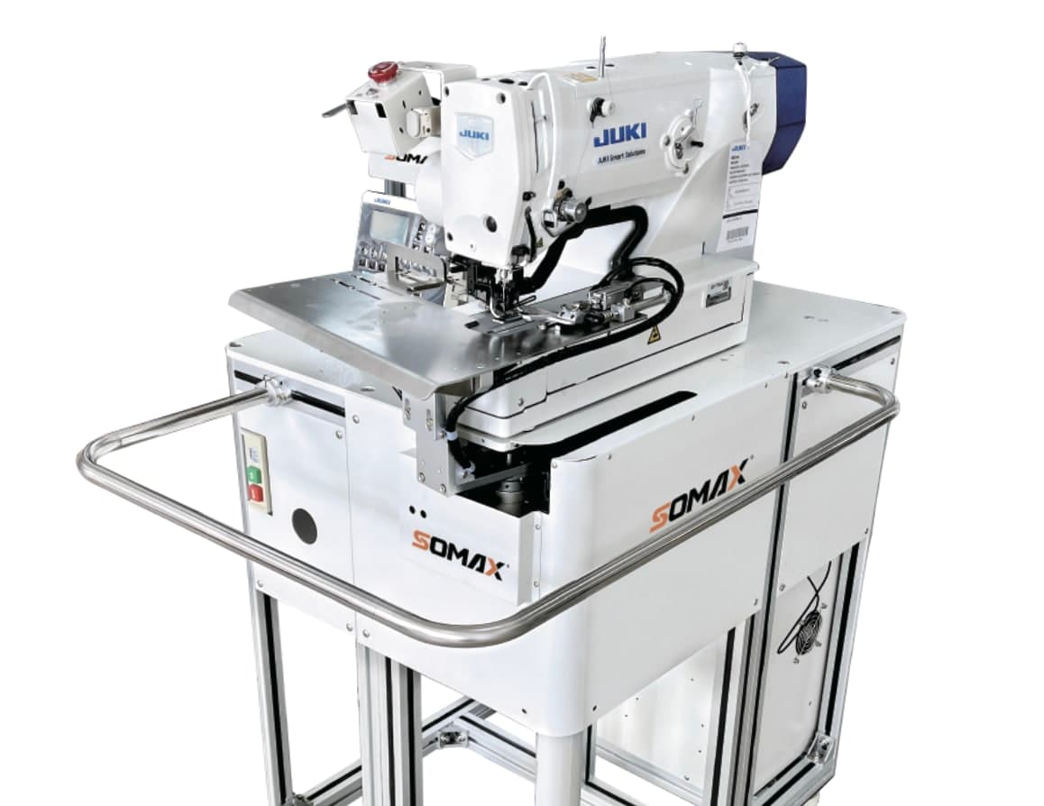 Auto Polo Shirts Button Holing Machine SM-05BH