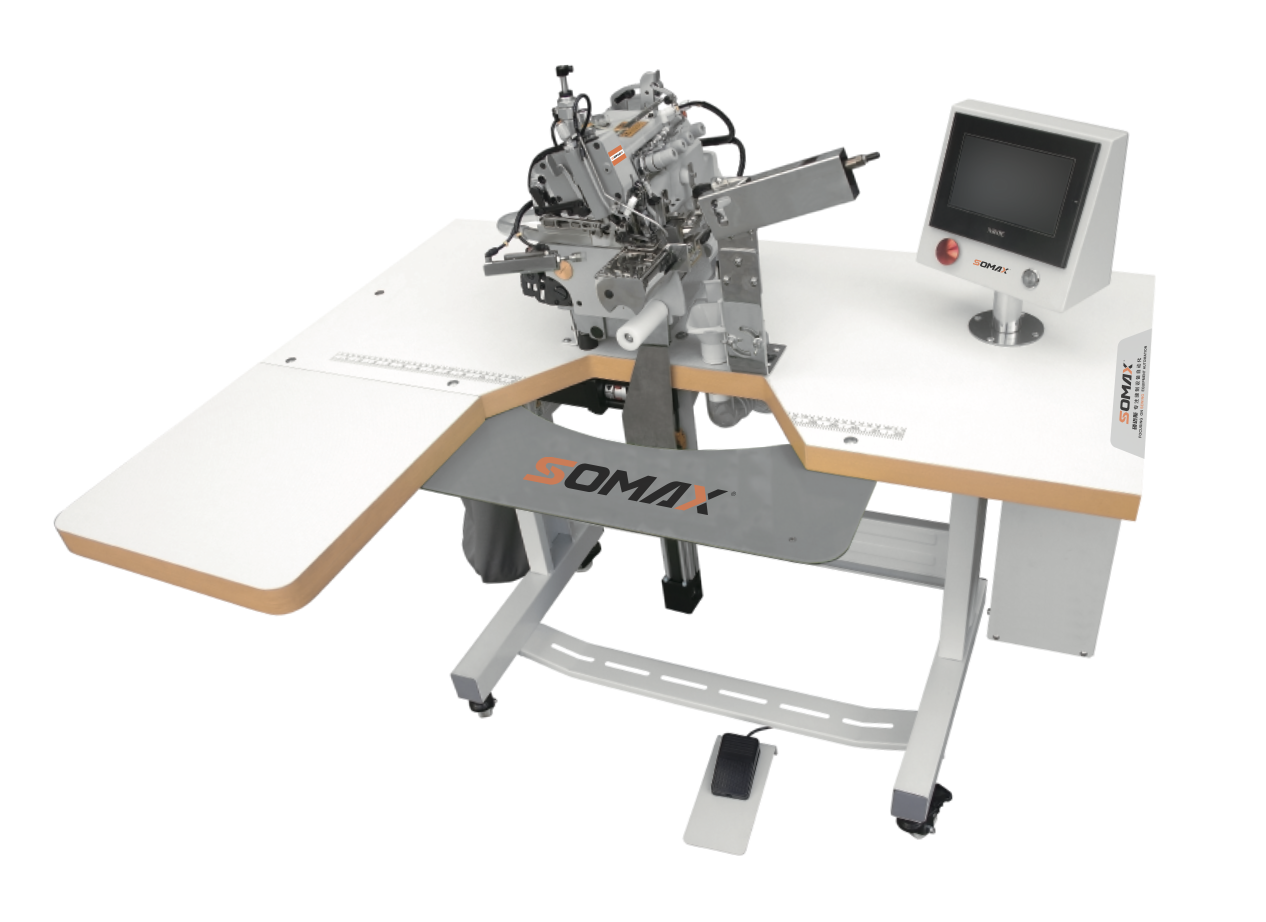 Auto Rib Cuff Attaching Machine